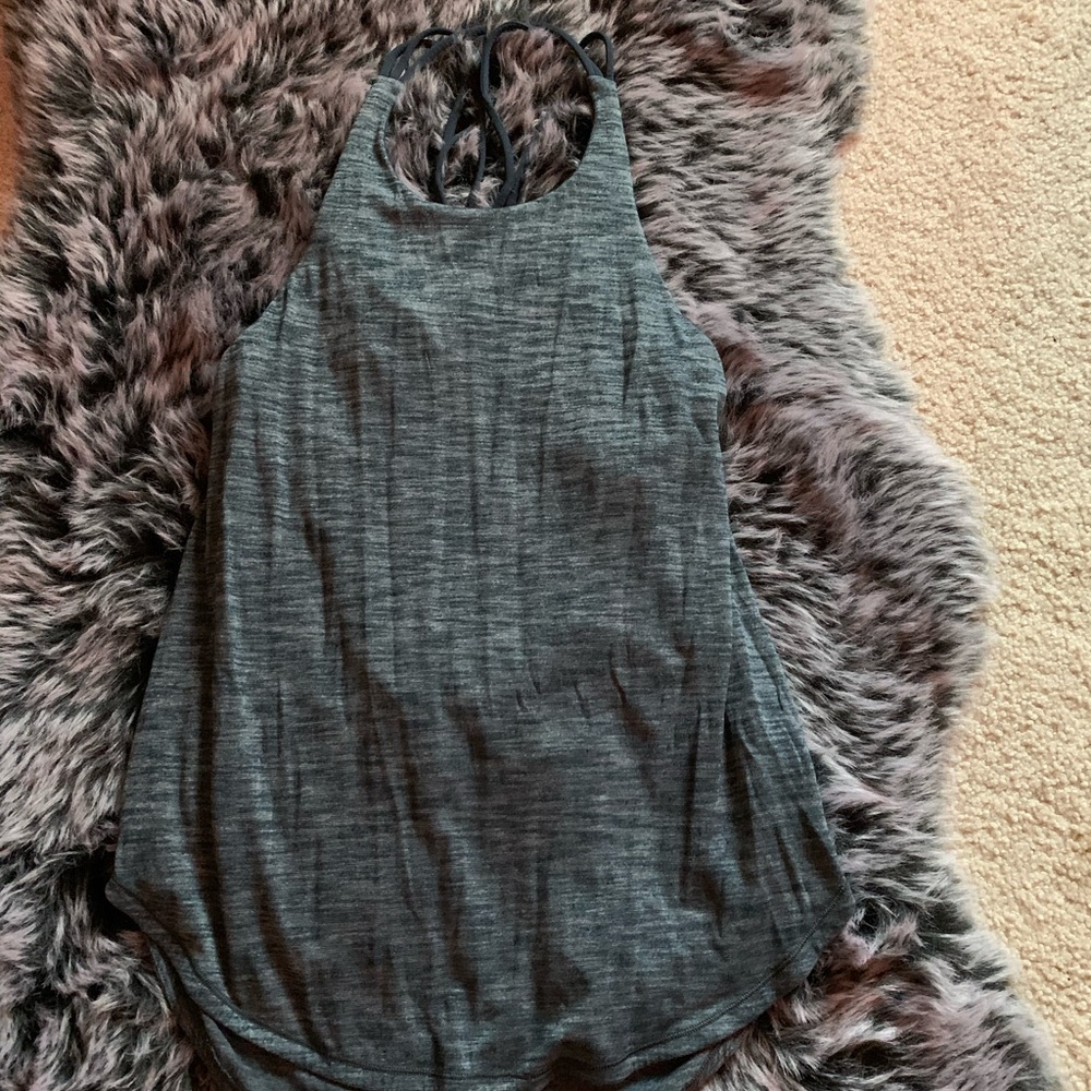 Blue work out shirt